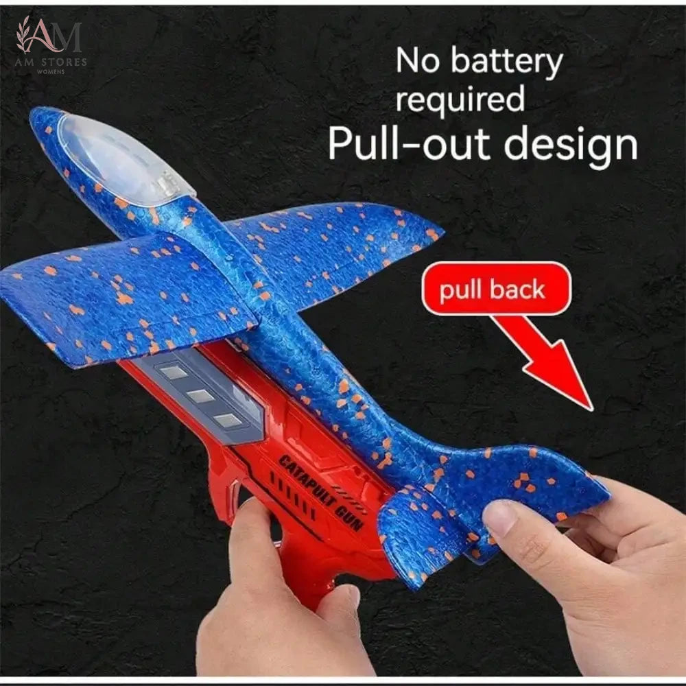 Kids' Catapult Planes Foam Gliders Parent-Child Outdoor Shooting Flying Toys - view 6