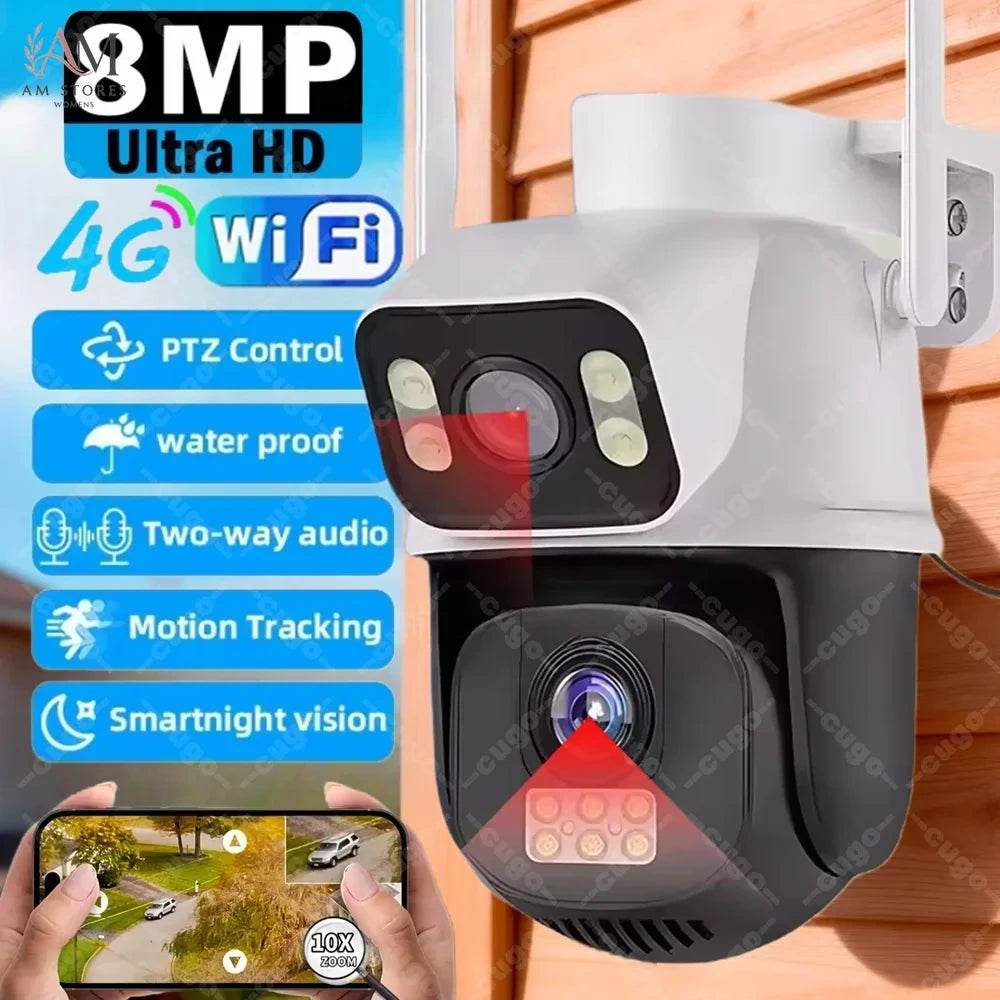 8MP 4G Wi-Fi Wireless Camera - view 1