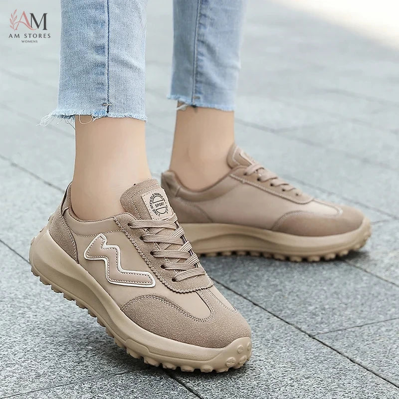 Women's Leather Casual Flats - view 6