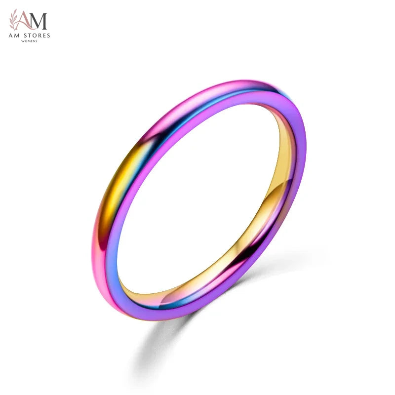2mm Stainless Steel Girls' Ring - view 18