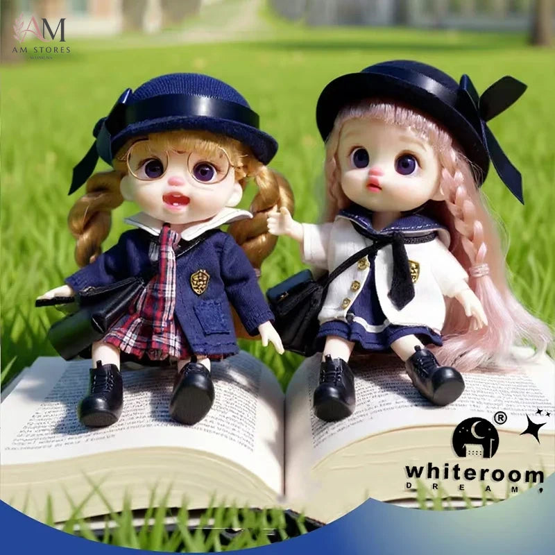 bjd doll Dolls for girls Labbu doll pocket mini blyth girl Doll Barbi cry Baby Rainbow Ball jointed doll Mobile phone Decoration