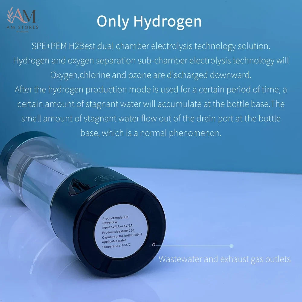 Touch-Control Hydrogen Water Generator Bottle - Image 5