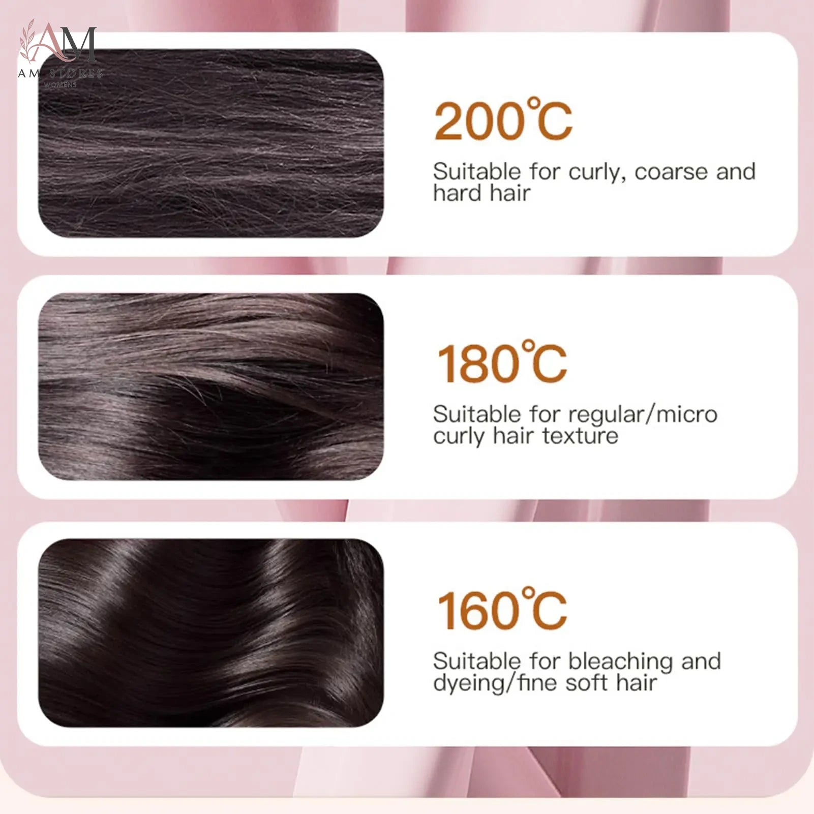 Anti-Scald Portable Rechargeable Hair Straightening Brush - view 5