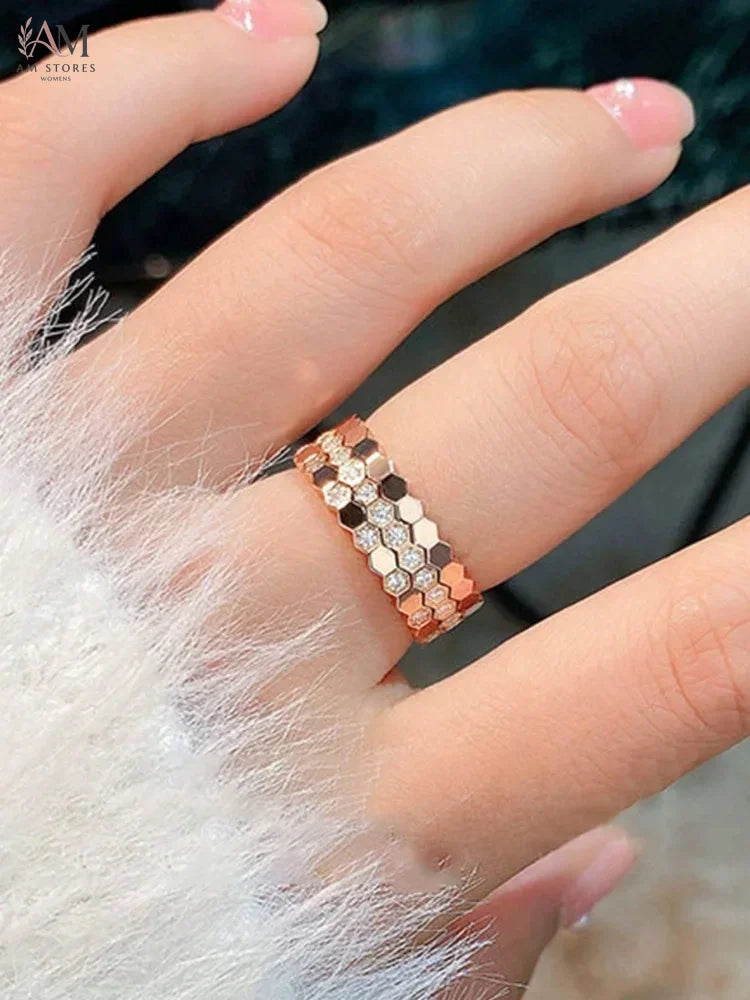 925 Sterling Silver Cubic Zirconia Engagement Wedding Women's Ring - view 3