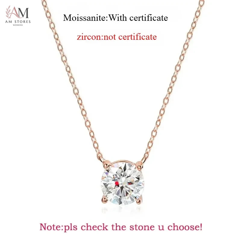 Smyoue Moissanite Pendant Women's Necklace - view 9
