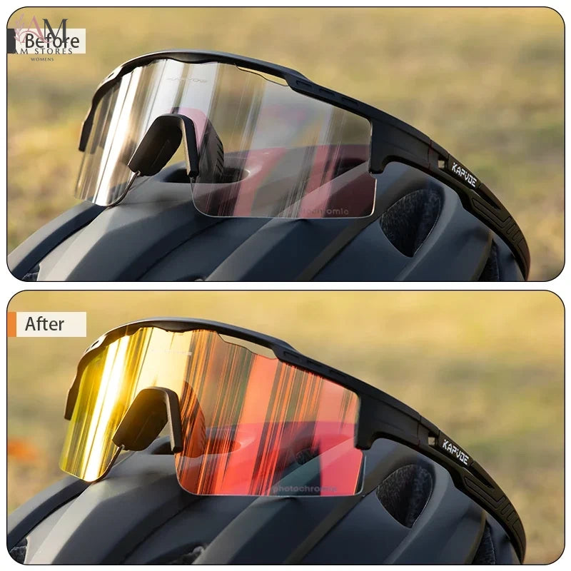 Unisex Photochromic Cycling Sunglasses UV400 - view 1