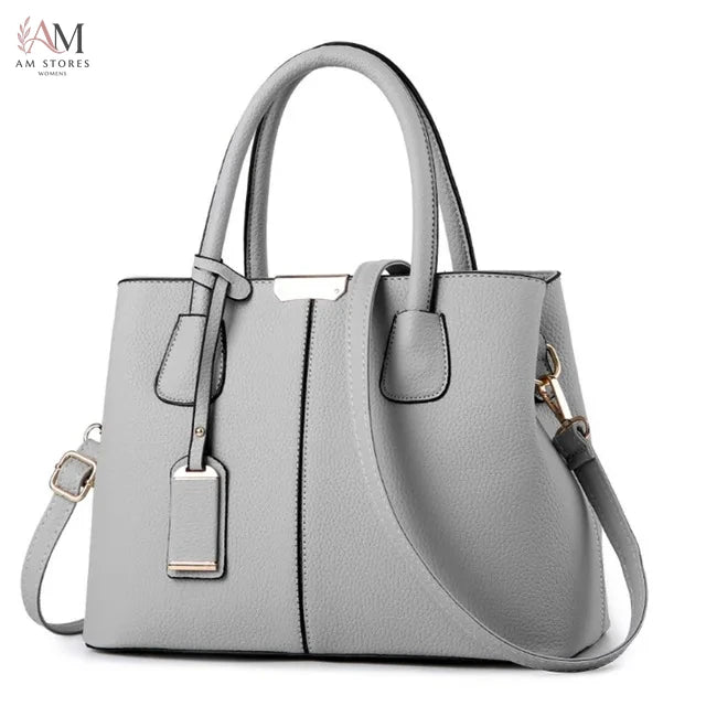 Women's Leather Shoulder Handbag - view 12