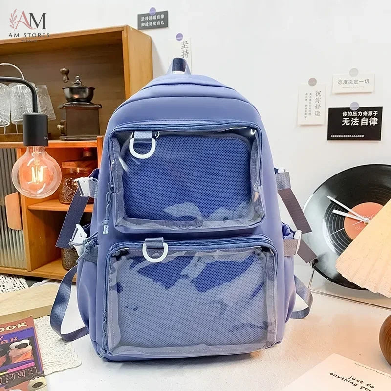 Women's Transparent Large-Capacity Backpack - view 11