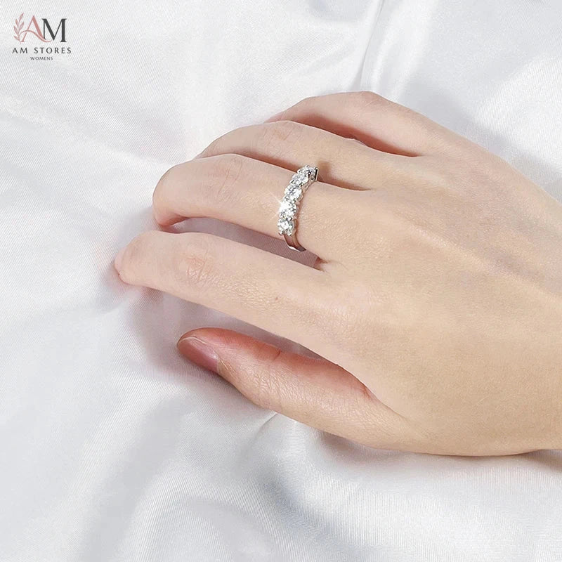 Moissanite Wedding Women's Ring - view 5