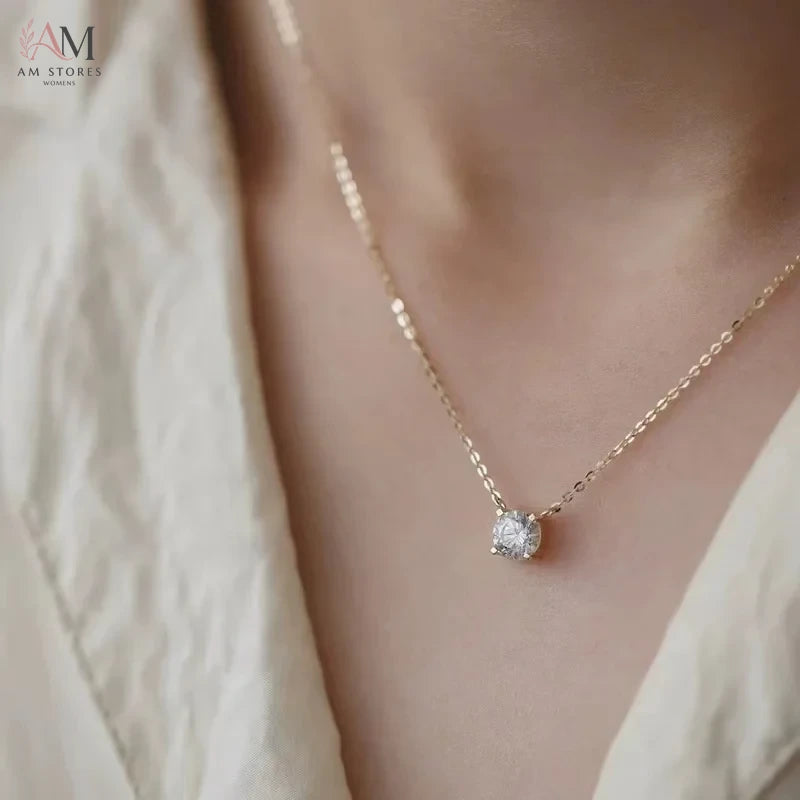 Jkeli Cubic Zirconia Pendant Women's Necklace - view 4