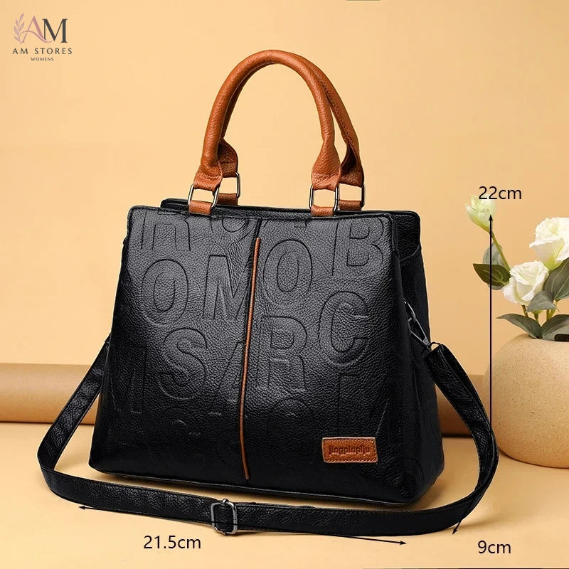 PU Women's Leather Large-Capacity Crossbody Bag - view 10