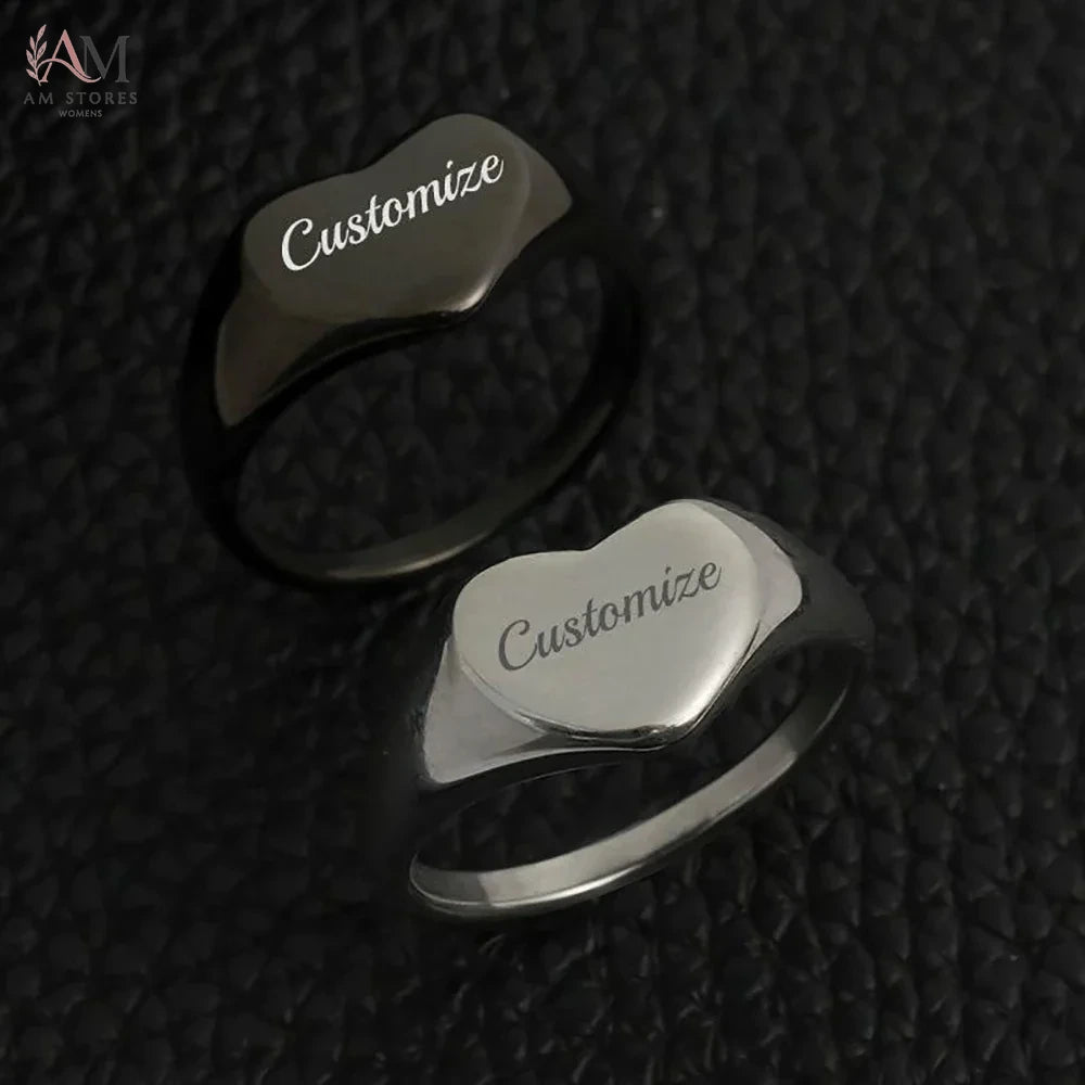 Stainless Steel Wedding Women's Ring - view 3