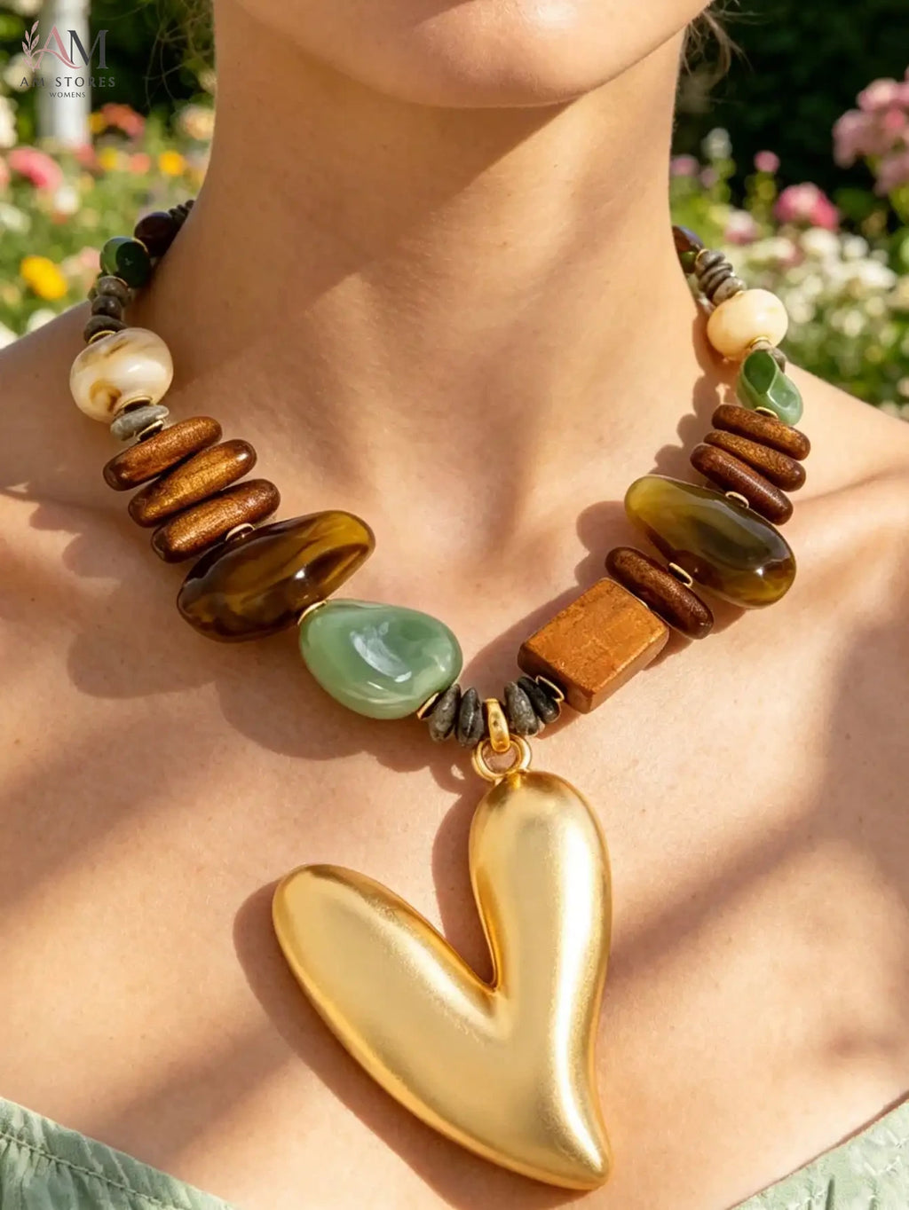 Bohemian Heart Pendant Women's Necklace - view 2