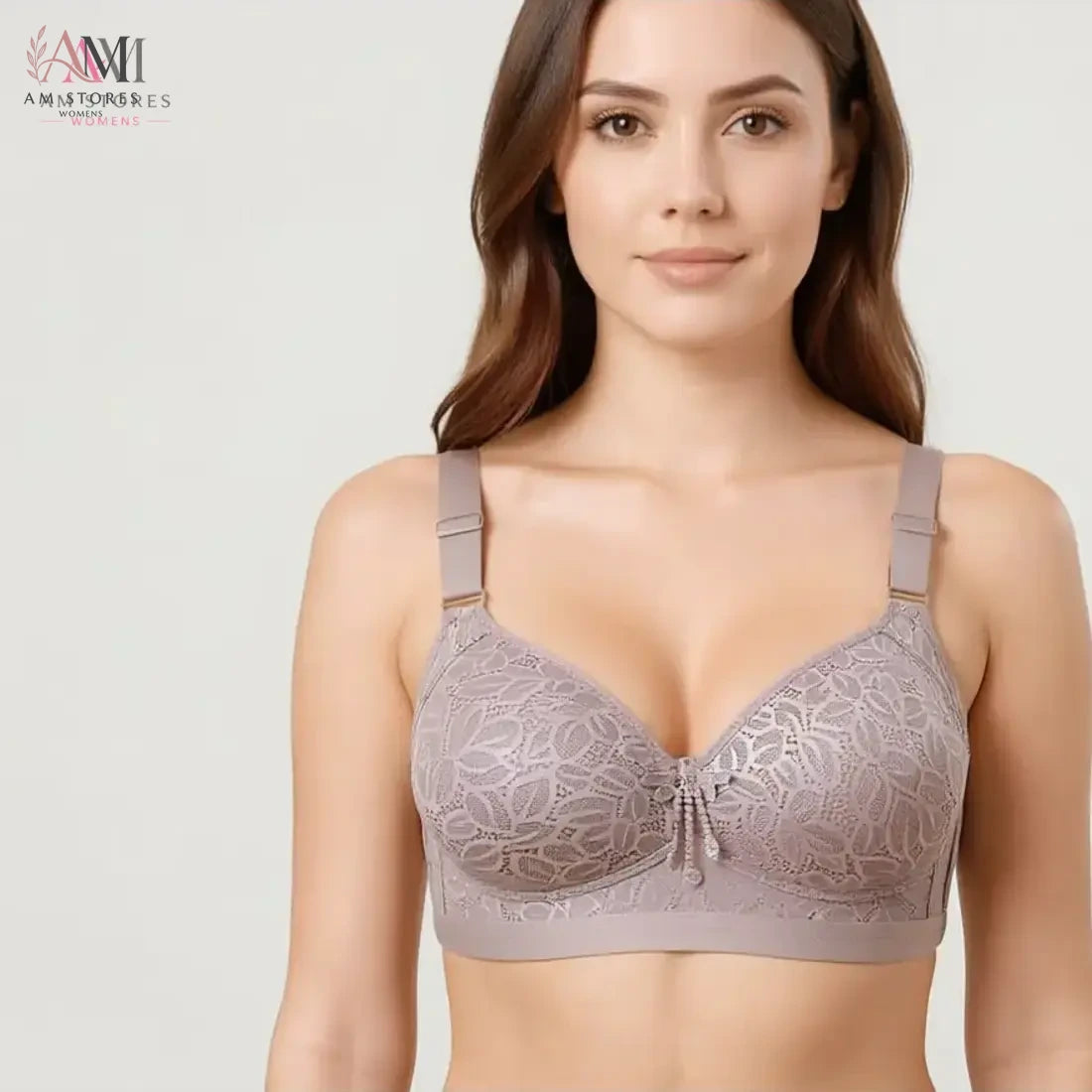 Wireless Breathable Minimizer Bra with Adjustable Straps - Image 1