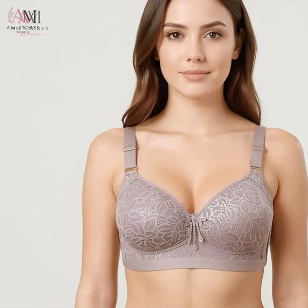 Wireless Breathable Minimizer Bra with Adjustable Straps - Image 1
