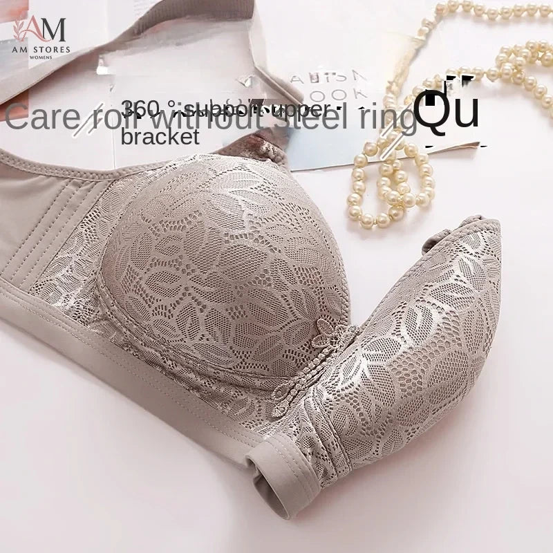 Wireless Breathable Minimizer Bra with Adjustable Straps - Image 3