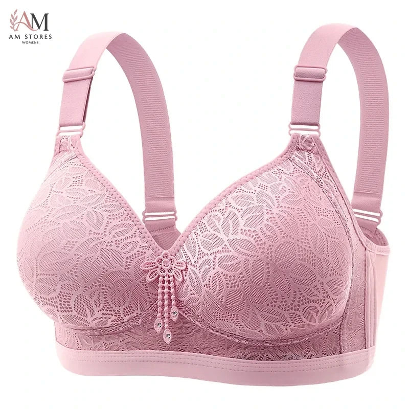 Wireless Breathable Minimizer Bra with Adjustable Straps - Image 6