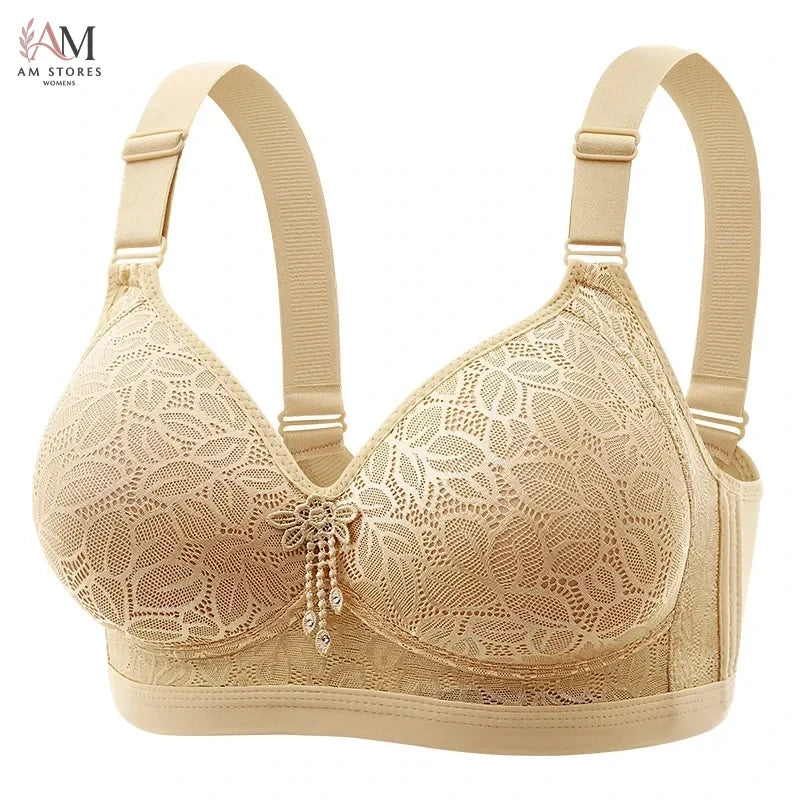 Wireless Breathable Minimizer Bra with Adjustable Straps - Image 7