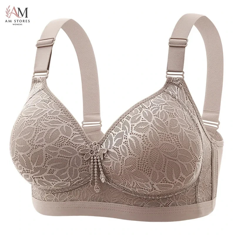 Wireless Breathable Minimizer Bra with Adjustable Straps - Image 9