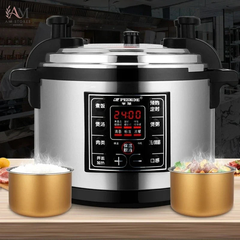 Commercial Electric Pressure Cooker 8L 65L Large Capacity Rice Cooker Restaurant Hotel Cafeteria Catering Stainless Steel