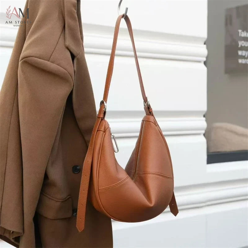 BURMINSA Women's Leather Work Crossbody Bag - view 10