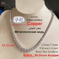 Moissanite Tennis Necklace in S925 Silver - view 7