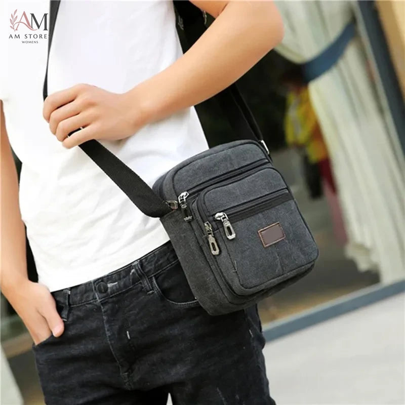 Men's Waterproof Large-Capacity Crossbody Bag - view 2