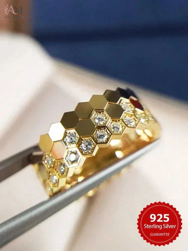 925 Sterling Silver Cubic Zirconia Engagement Wedding Women's Ring - view 1