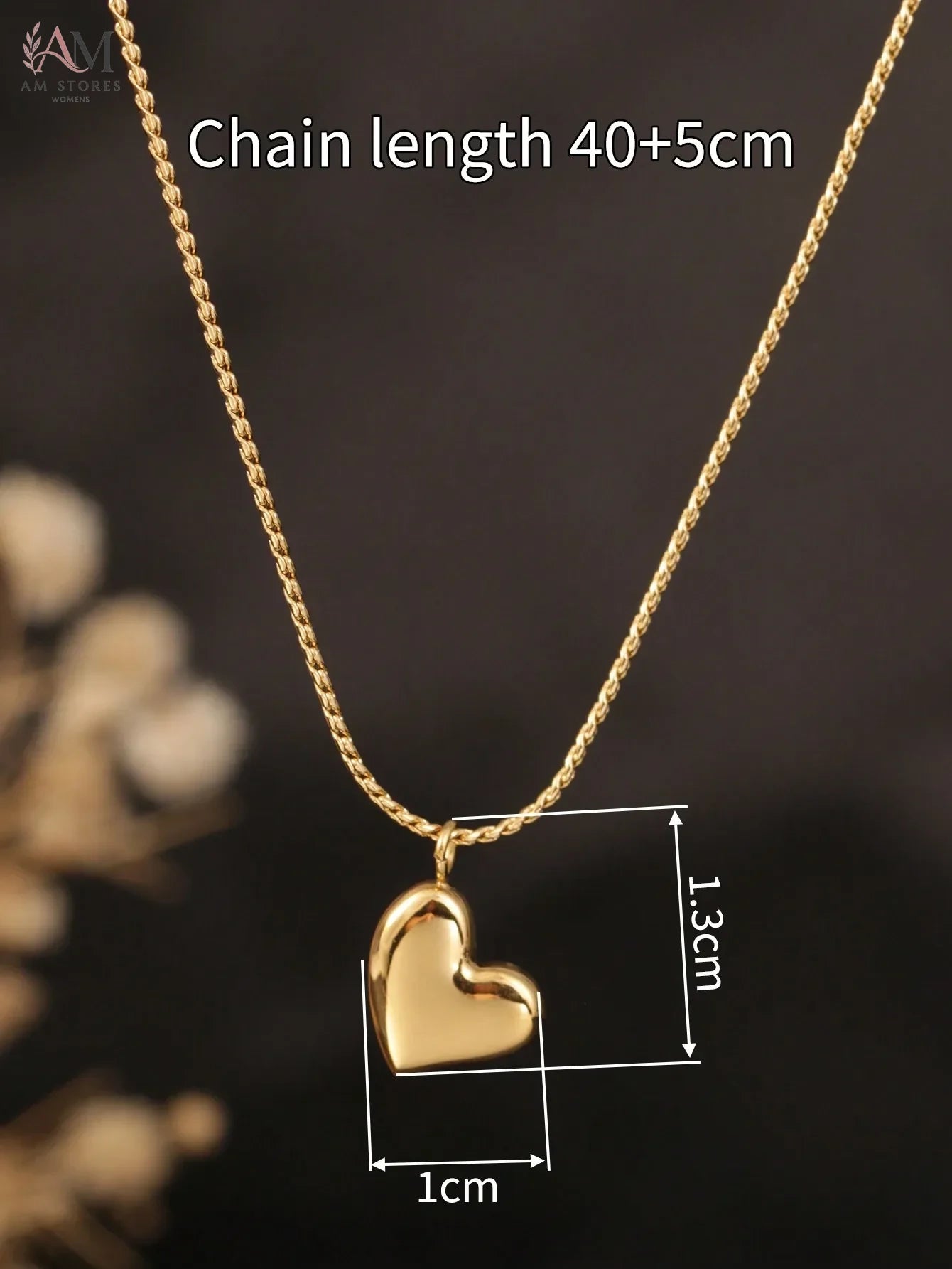 18K Stainless Steel Heart Pendant Women's Necklace - view 4
