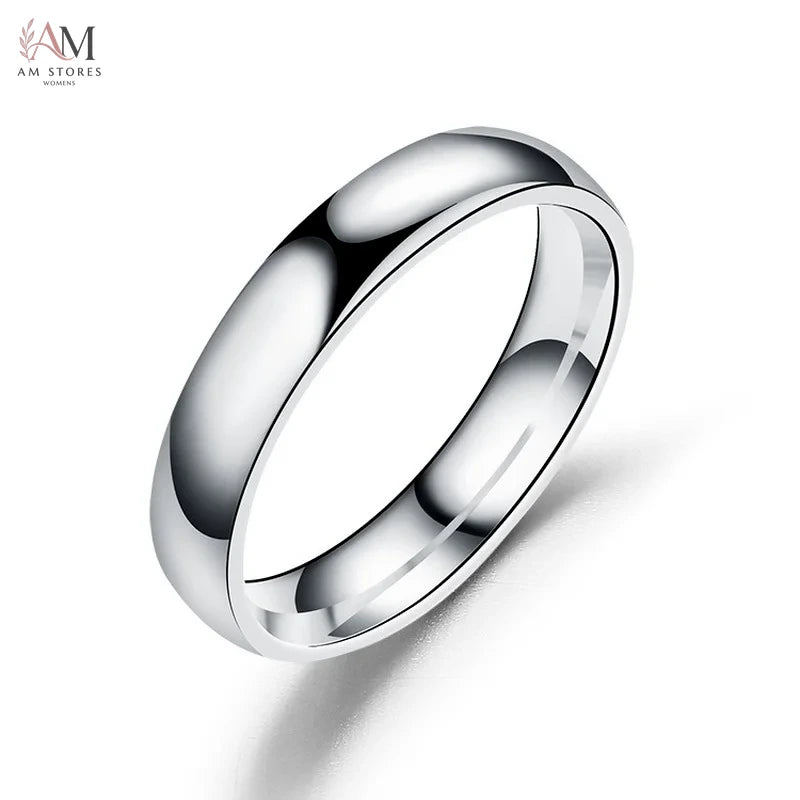 Stainless Steel Wedding Couple Unisex Ring - view 7