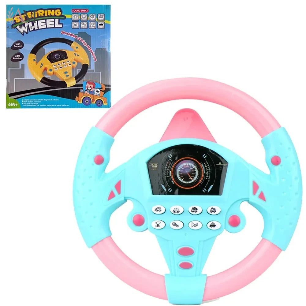 Baby Educational Light-Up Sound Steering Wheel Toy - view 11