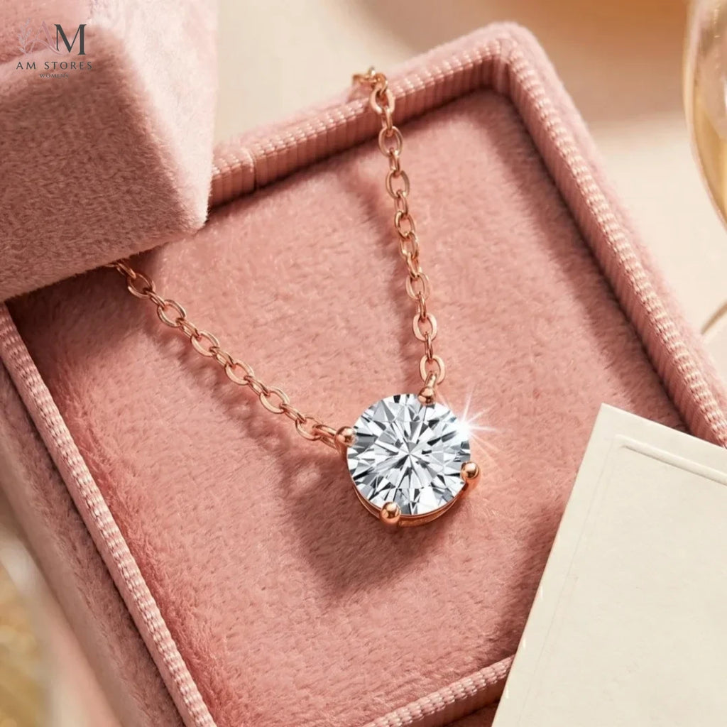 1–3ct Moissanite Solitaire Pendant Necklace - view 6