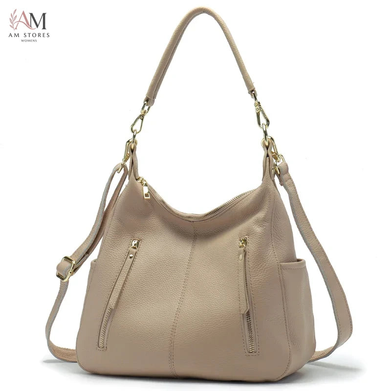 Zency Women's Leather Large-Capacity Crossbody Bag - view 10
