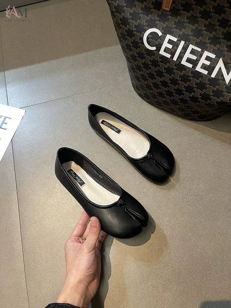 Women's Leather Slippers - view 5