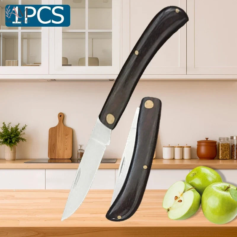 Stainless Steel Folding Fruit Knife - view 8