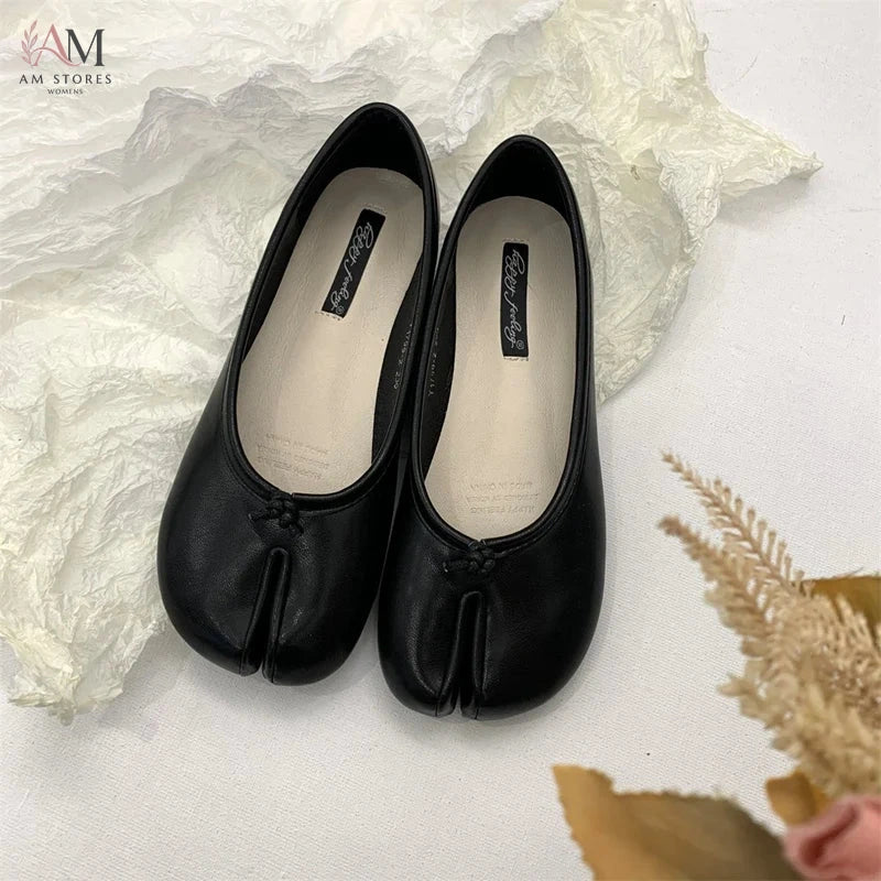 Women's Leather Slippers - view 1