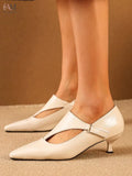 Women's Leather High-Heel Pumps - view 7