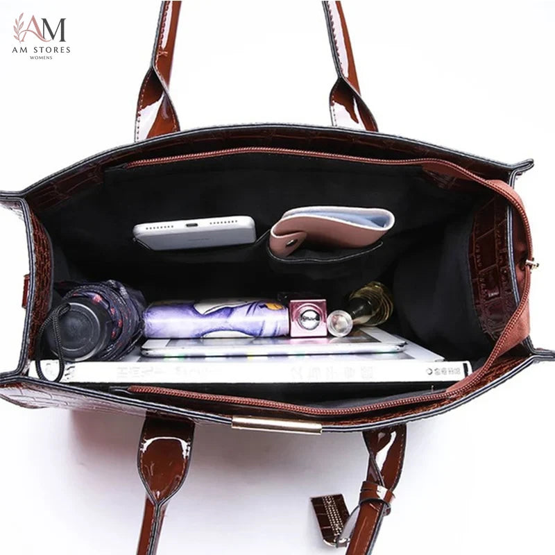 Women's PU Leather Large-Capacity Crossbody Bag - view 5