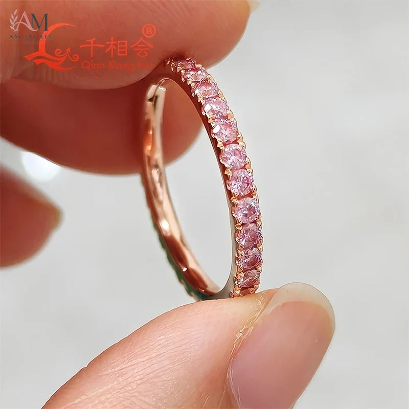 Moissanite Engagement Eternity Women's Ring - view 1