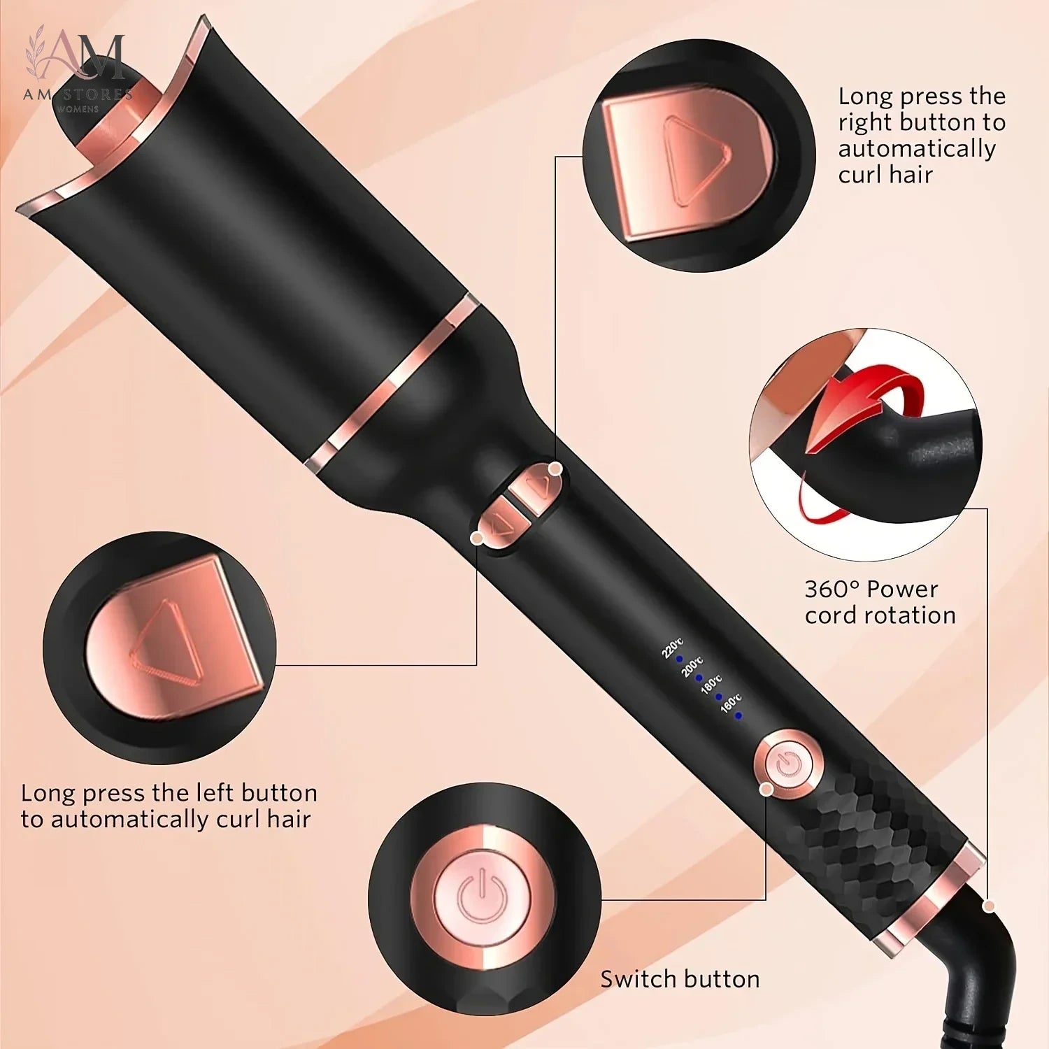 Ceramic Automatic Hair Curler - view 2