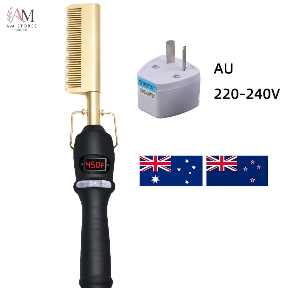 Anti-Scald Portable Electric Hot Comb - view 10