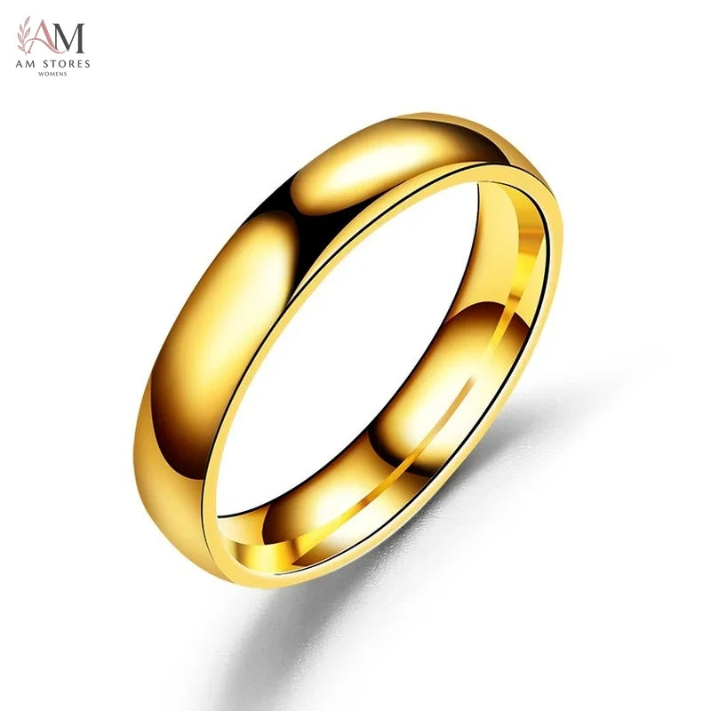 Stainless Steel Wedding Couple Unisex Ring - view 4