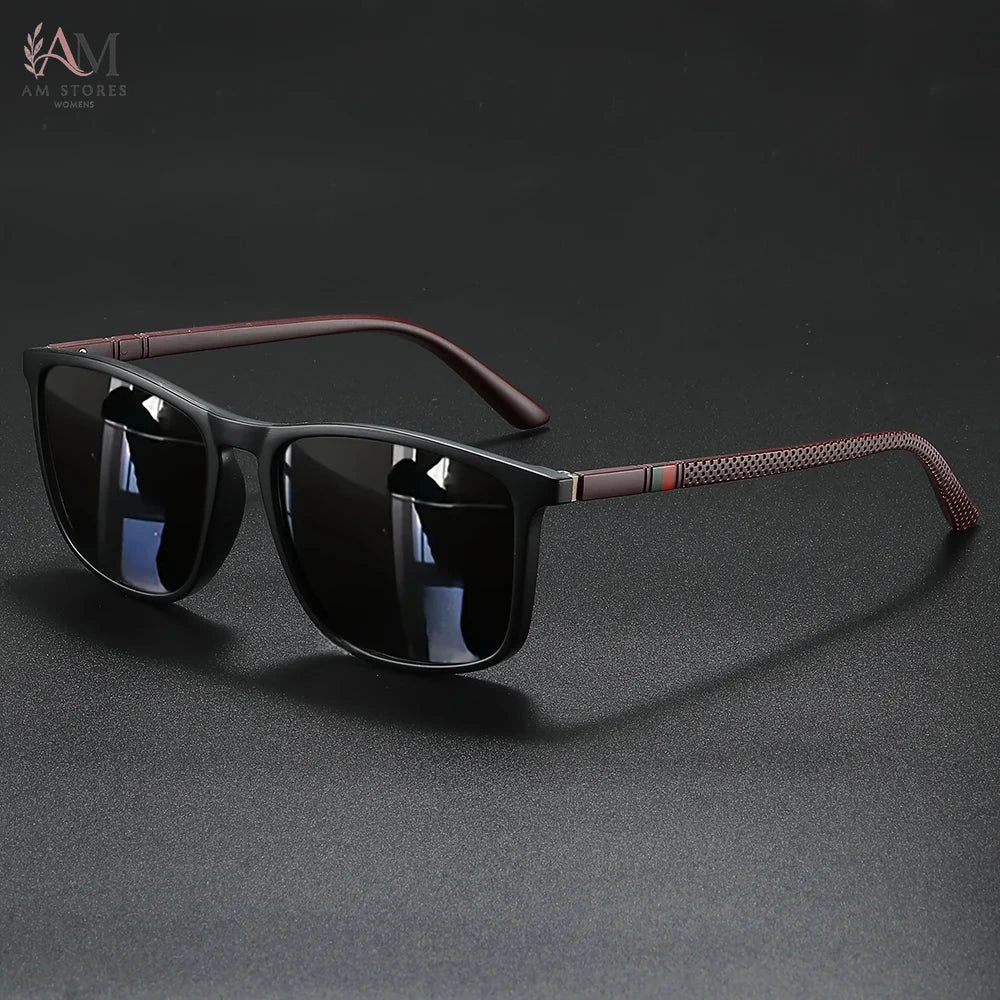 Unisex Vintage Square Polarized Cycling Sunglasses UV400 - view 10