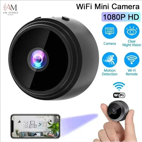 A9 1080P Wi-Fi Wireless Mini Security Camera with Remote Access - view 1
