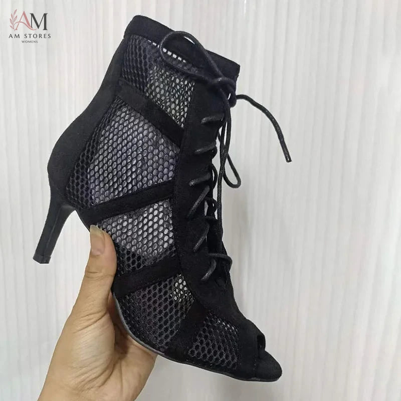 Women's Open-Toe High-Heel Pumps - view 4