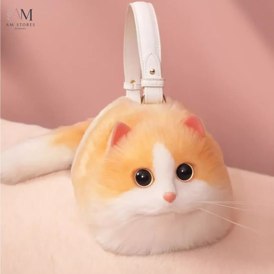 Plush Cat Shoulder Messenger Bag - view 10