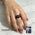 Stainless Steel Wedding Women's Ring - view 1