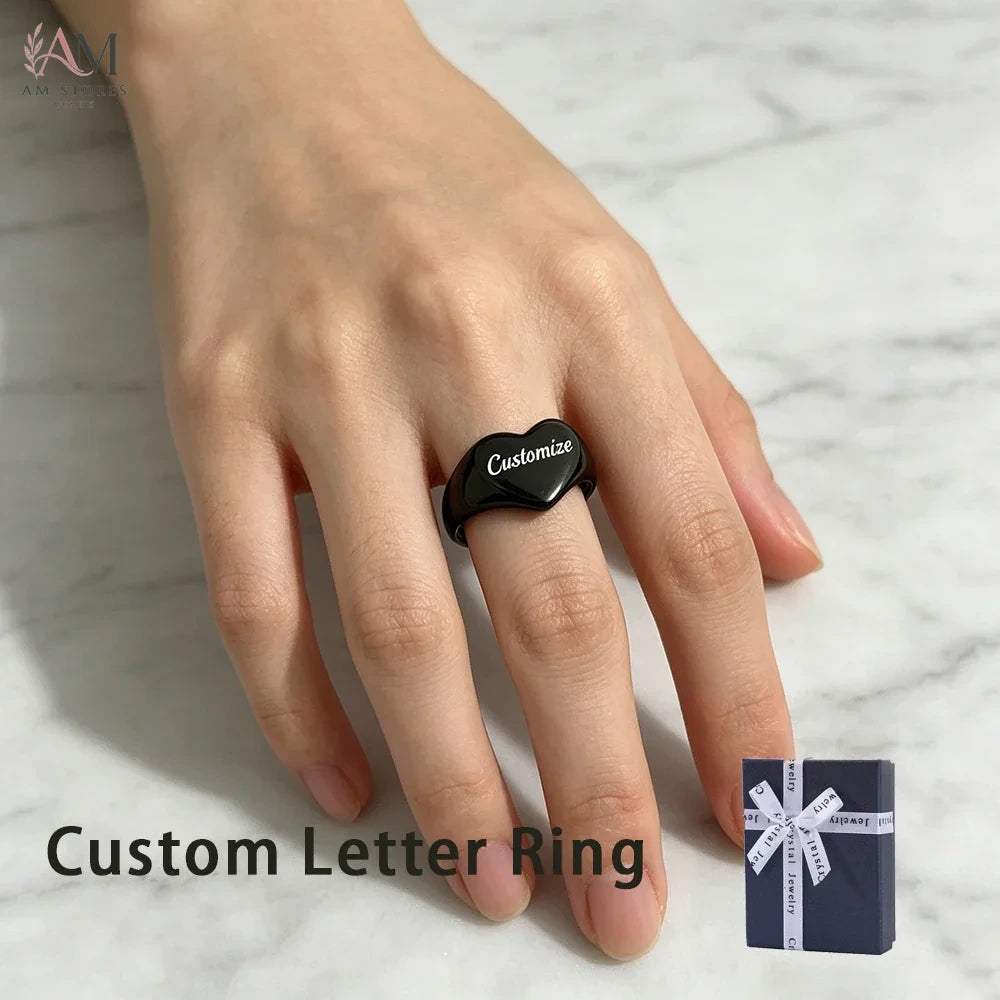 Stainless Steel Wedding Women's Ring - view 1
