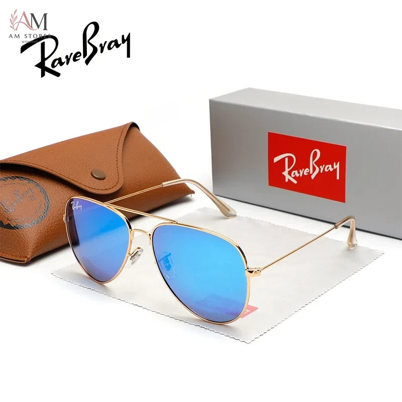RareBray Unisex Vintage Aviator Polarized Anti-Glare Eyeglasses UV400 - view 6