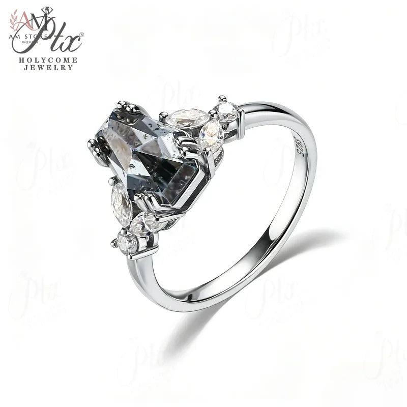 Customize Moissanite Wedding Women's Ring - view 13